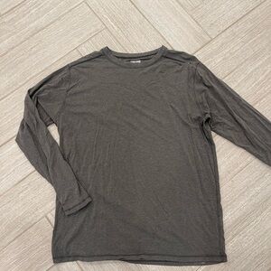 Cariloha Bamboo Men's Charcoal Long Sleeve Tee